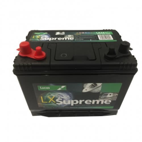 Batterie de démarrage Loisirs/Camping-cars Lucas Dual Purpose BCI24 LX24 12V 80Ah / 600A