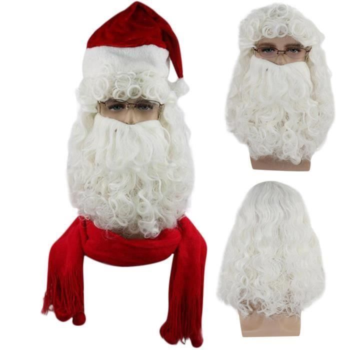 Mod Cosplay Perruque De Noel Barbe Pere Noel Blanc Boucles Long Synthetique Adulte Cheveux Kou580 Achat Vente Perruque Postiche Cosplay Perruque De Noel Bar Cdiscount
