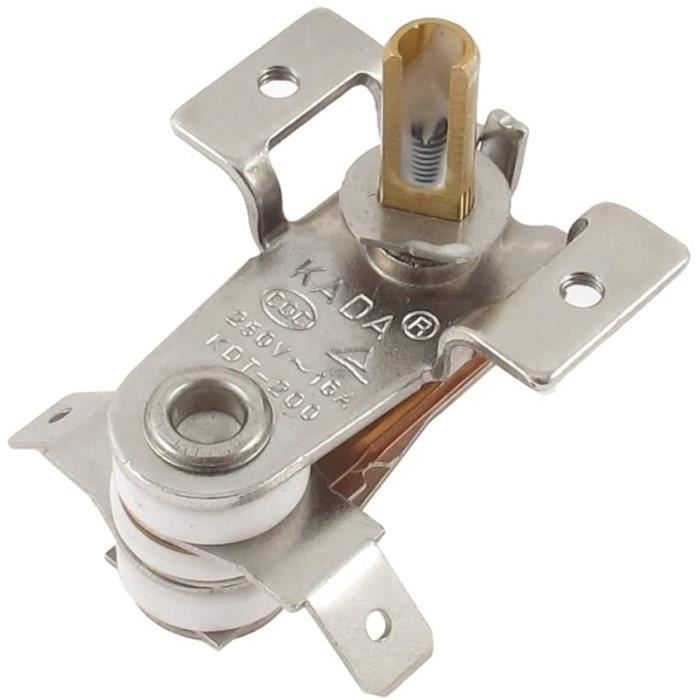 Thermostat De Four électrique Réglable - Remplacement 10A Ou 16A - En Métal, Réglage 270° - Pièce De Rechange