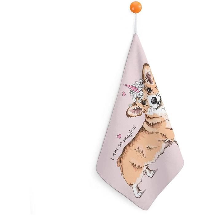 Essuie Mains Corgi Licorne Serviette De Cuisine Forte Absorption D'eau  Serviettes Essuie Main Cuisine Torchon De Vaisselle 30 561 - Cdiscount  Maison