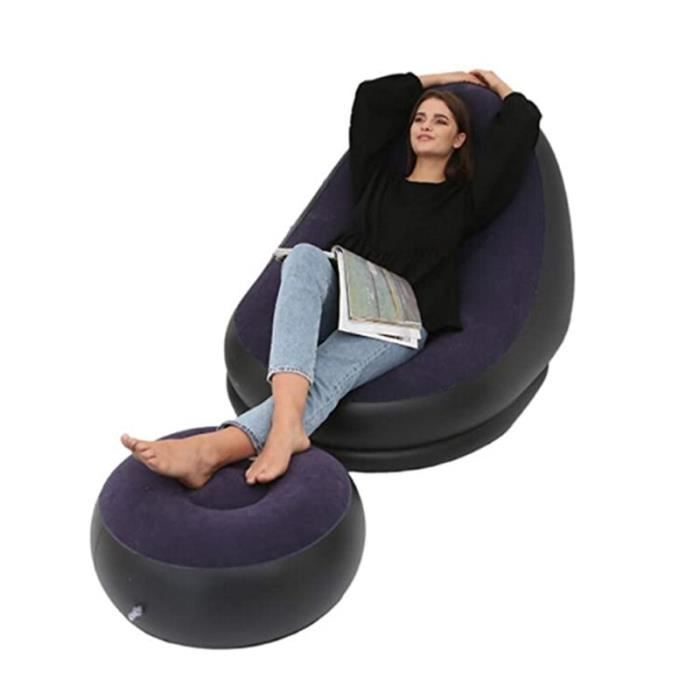 LSF -chaise longue gonflable Canapé gonflable en PVC floqué, chaise