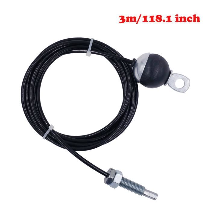 Câble Acier 5mm Gainé PU Pour Poulie Fitness - Longueurs 10m à 25m | Charge 400kg Home Gym