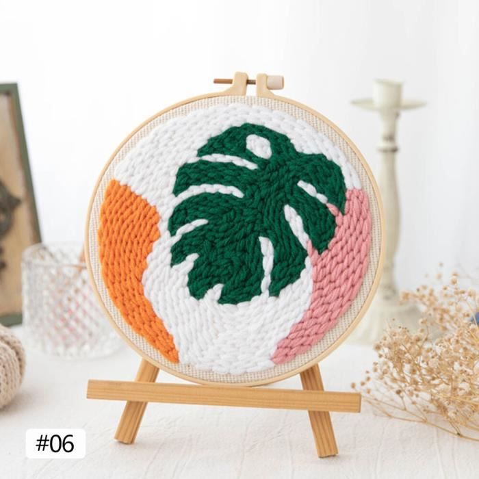 Kit De Broderie De Noël 4 Styles – Couture Débutant Enfant – Feutrine, Fils, Instructions