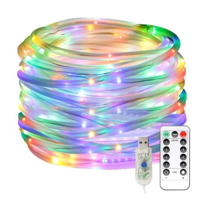 Guirlande Lumineuse Solaire 22m - 150 LED Blanc Chaud - IP65 étanche - 8 Modes - Idéale Jardin, Terrasse, Fêtes - 6