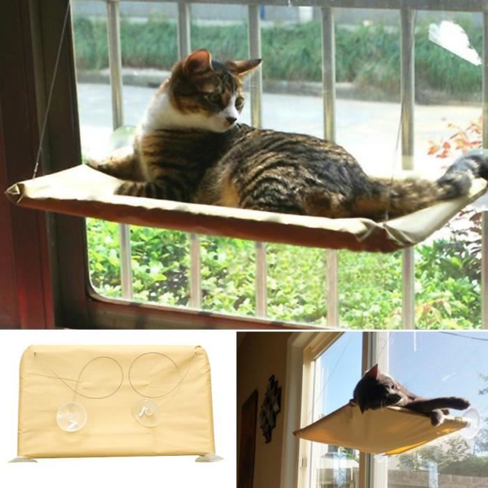 Chat Chat Fenetre Siege Lit Chaton Lit Bebe Ventouse Aucun Outils Requis Hamac Cdiscount