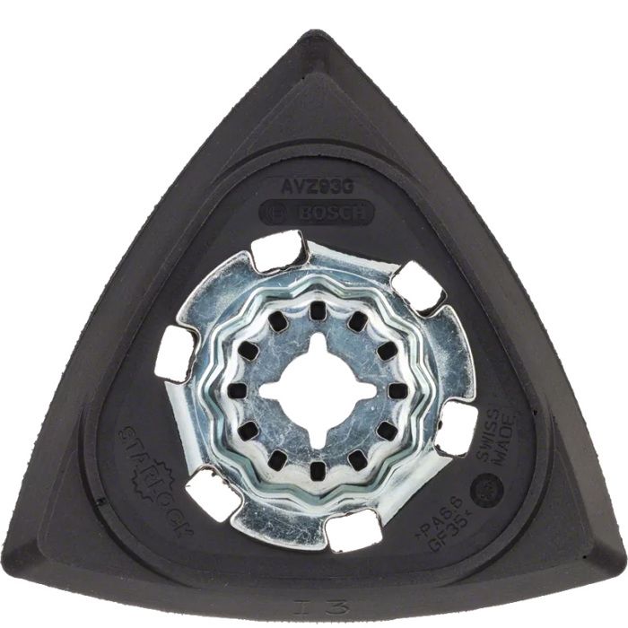 Plateau de ponçage STARLOCK AVZ 93 G pour outils fonctions 93mm BOSCH 2608000493 - vue 4