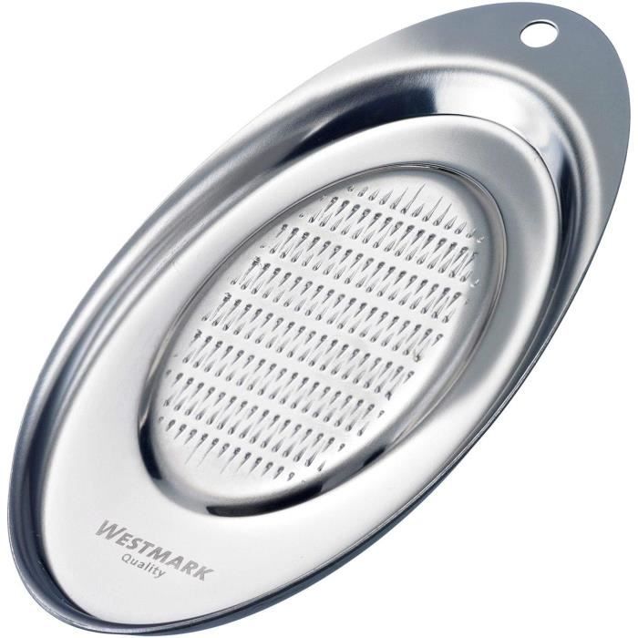 Râpe à Gingembre Westmark - Acier Inoxydable - Format Mini - Pour Épices, Fromage, Zeste - Lavable Lave-Vaisselle