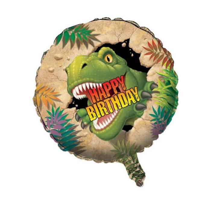 Joyeux Anniversaire Dinosaure Blast Ballon D Helium Cdiscount Jeux Jouets