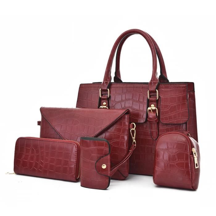Sacs de luxe pour femme coloris rouge
