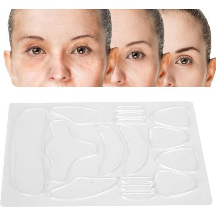 Patch anti-rides en silicone Ensemble de 16 pièces de patch anti-rides ...