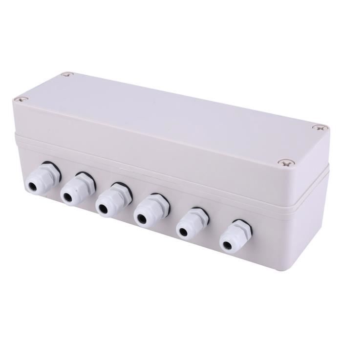 Bornier De Haut-parleur HiFi - 2 Bornes En Cuivre, Boîtier ABS, Pour Installation DIY, Dimensions 92x80x35 Mm - 5