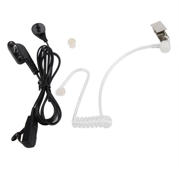 Écouteurs Intra-auriculaires Pour Talkie-walkie Motorola - Lot De 2, Tube Acoustique, PTT - Compatible Nombreux Modèles