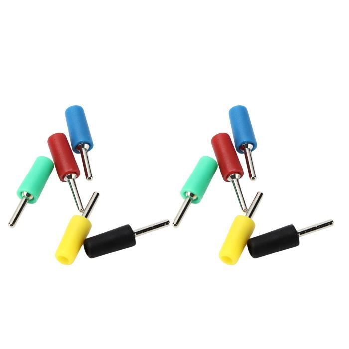 CESFONJER Fiche Banane Connecteur | 4mm Douille De Sécurité | Haut