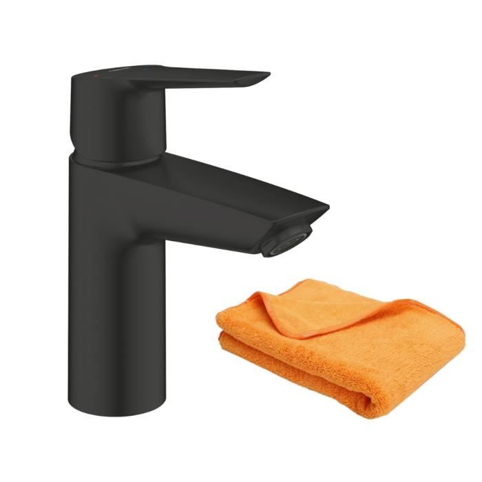 Mitigeur lavabo GROHE Start ouverture eau froide + microfibre