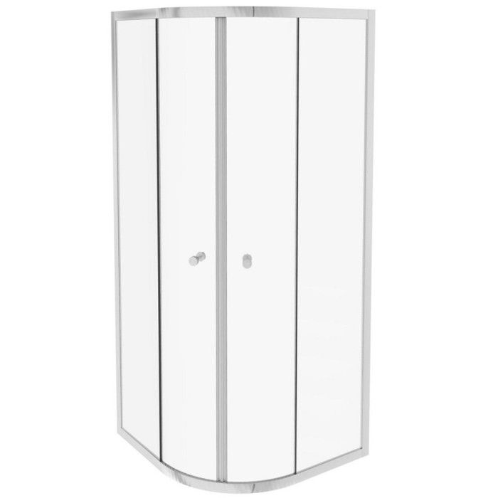 Jacob Delafon Paroi de douche quart de rond coulissant Serenity Chromé