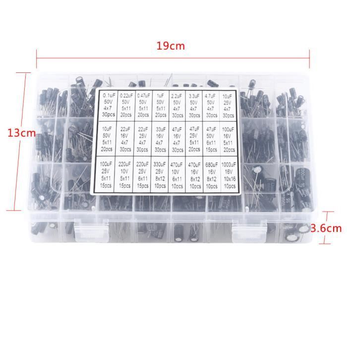Elektronica Componenten Kit Nikou Inducteur Coil Kit D'assortiments De Condensateurs Electrolytiques Gamme 10uh 10mh Kit De 12 Inducteurs Detouffement Av DIY Elektronica Onderdelen - 7