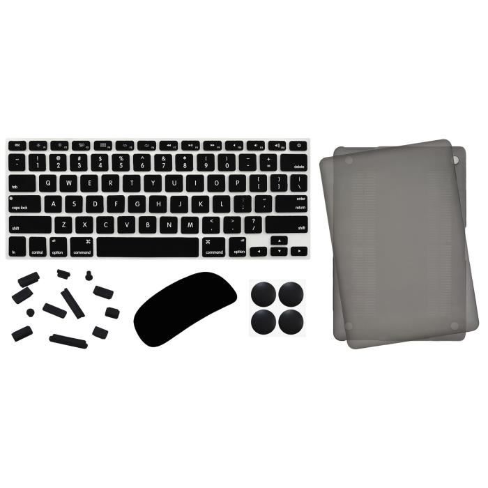 5 in 1 Lilware Accessoire Kit Pour Apple MacBook Air 13. Ensemble de Lisse  Tactile Étui Mate Plastique Dur (Pour La 2ème Générat - Cdiscount  Informatique