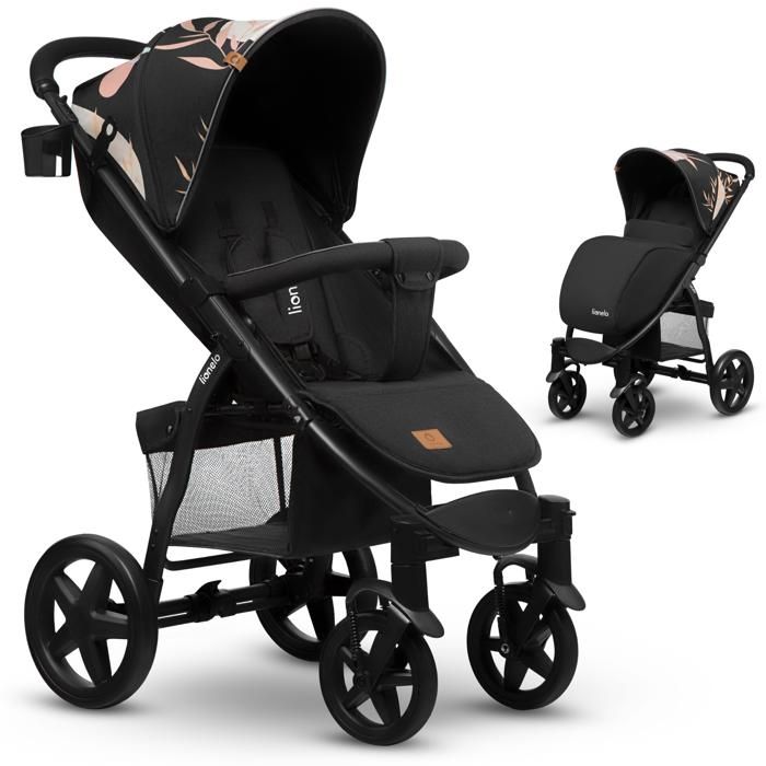 MoMi CLARA - Poussette 0m+ jusqu'à 22 kg - Barre rotative - Poignée réglable - Accessoires inclus : sac, housse pluie - Bleu - Puériculture & Eveil bébé
