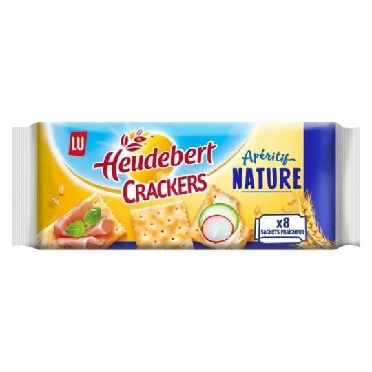 LOT DE 6 - LU HEUDEBERT - Crackers De Table Nature - 250 g