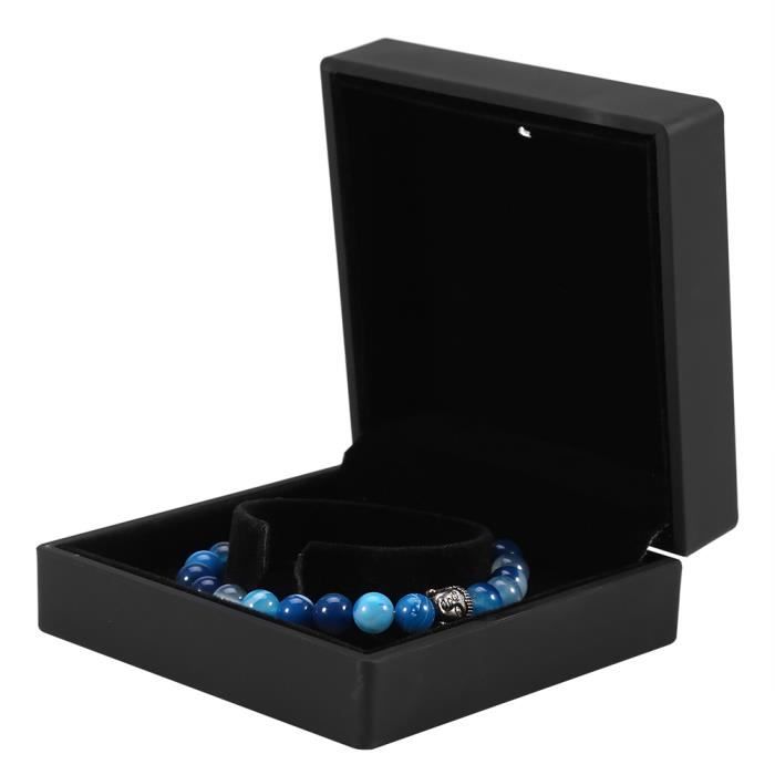 Boîte à Bijoux Rétro En Carton Haute Densité – Dimensions 10,5 X 10,5 X 4,5 Cm – Style Chinois – Pour Rangement Ou Décoration
