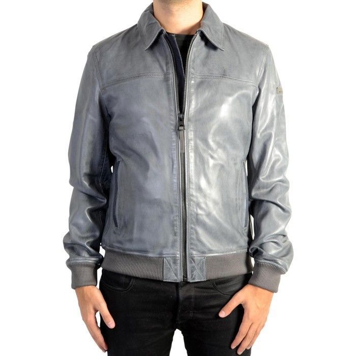 Blouson en Cuir Redskins Rodger Mojito Storm Blue