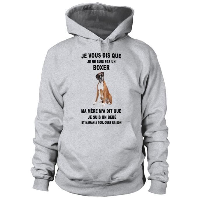 Un Boxer Je Suis Un Bebe 2 Sweat A Capuche Mixte Teezily Sport Grey Achat Vente Sweatshirt Soldes Sur Cdiscount Des Le Janvier Cdiscount