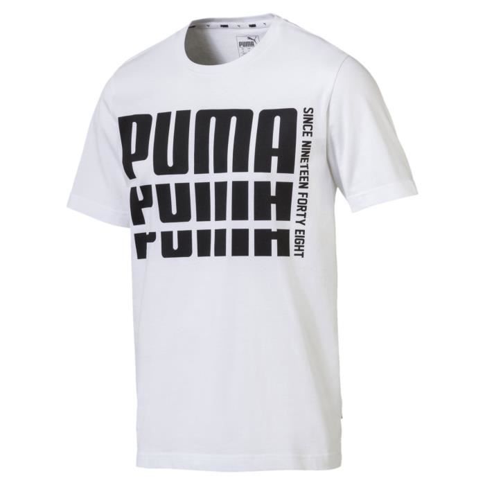 t shirt puma blanc