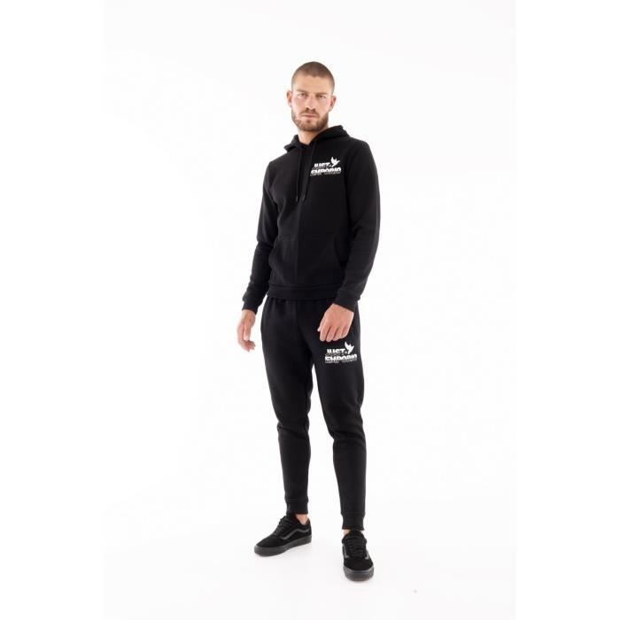 Ensemble jogging molletonn Just Emporio Homme Noir