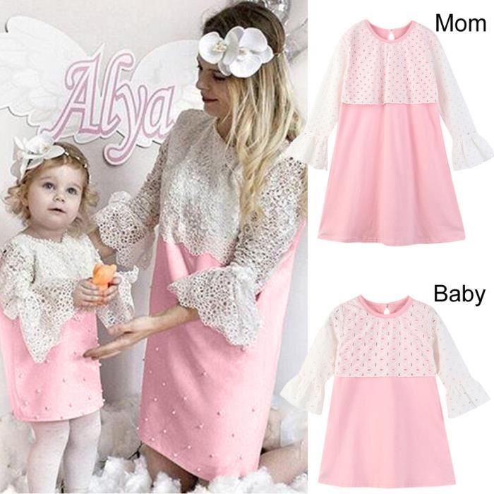 robe fille maman