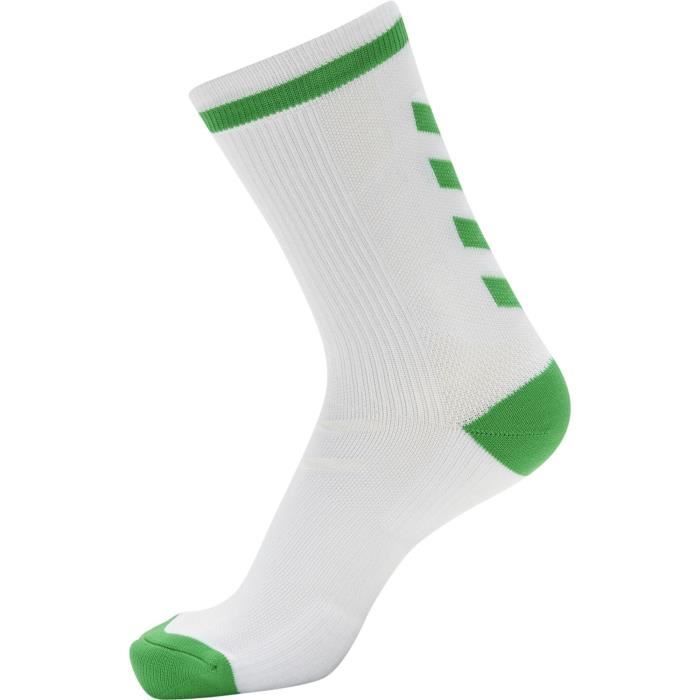 Chaussettes HUMMEL Elite Indoor Sock Low - Blanc et Vert