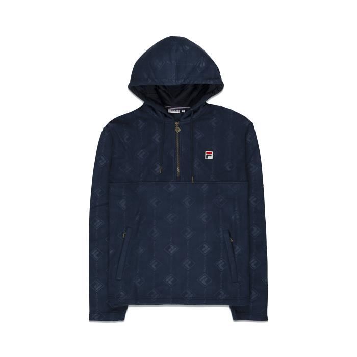 Pull Homme Hastin Demi Zip Marine Fila Black Iris S Black iris