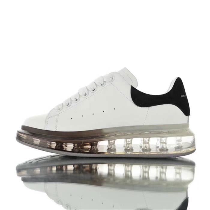 Baskets Original Alexander McQueen Sneakers Mode Chaussures de Running  Femme Homme Blanc-Noir Blanc - Cdiscount Chaussures
