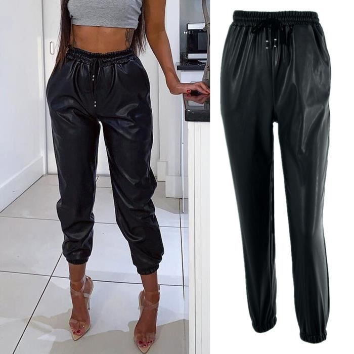 Pantalon avec elastique discount au cheville femme
