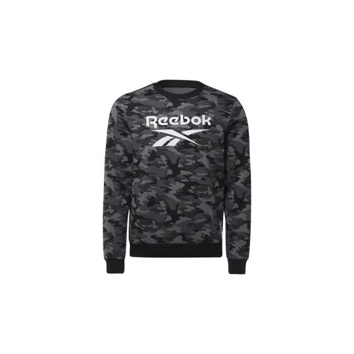 Sweat REEBOK ID Camo Noir Gris Graphite Homme Adulte