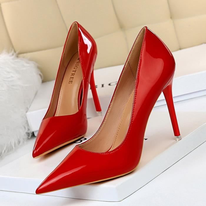 Talon hot sale femme rouge