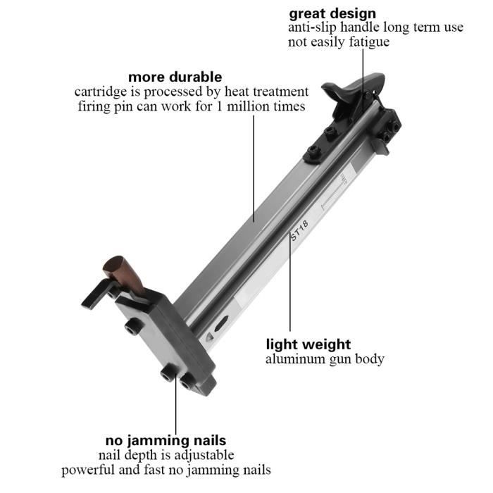 Fusion Bandes De Fixation De Tapis Avec Clous à Béton Robustes 1" X 4