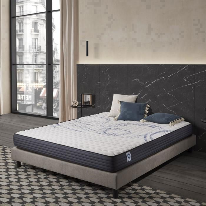 Luxe COOLBLUE matelassé en mousse à mémoire de forme 4ft6 Double 5 FT environ 1.52 m King Matelas