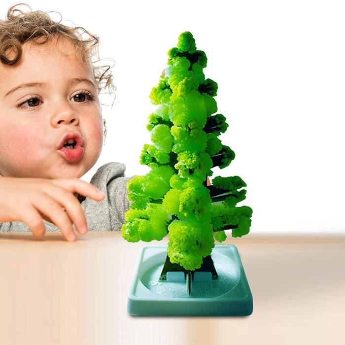 Sapin De Noël Magique à Croissance - DIY Cristaux - Jouet éducatif Pour Enfants - Activité Manuelle Festive - Liquide Inclus
