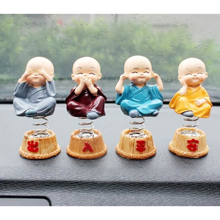 REMYCOO® 4 poupée de Tableau de Bord aimable Figurine de Décoration pour  Voiture
