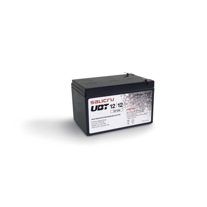 Salicru UBT 12/12 Batería AGM recargable de 12 V / 12 Ah para SAI