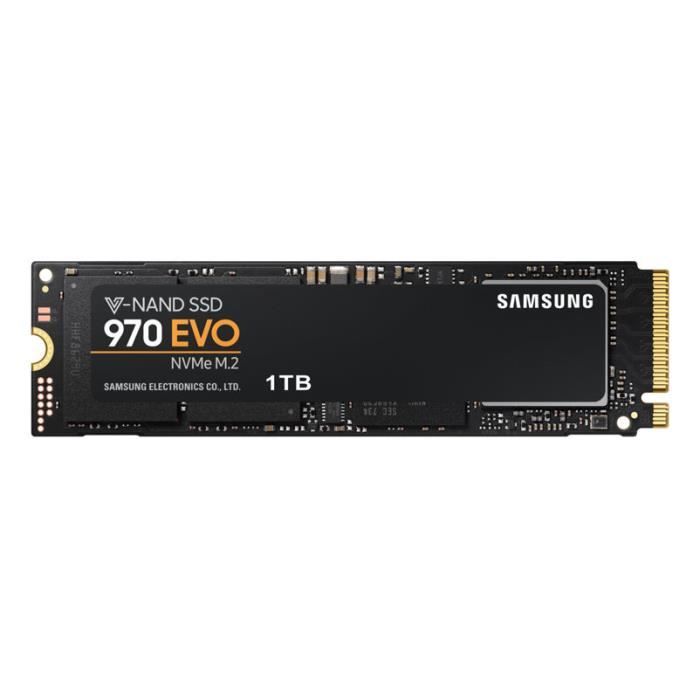 Top achat Disque SSD Samsung 970 EVO, 1000 Go, M.2, PCI Express 3.0, 3400 Mo-s pas cher