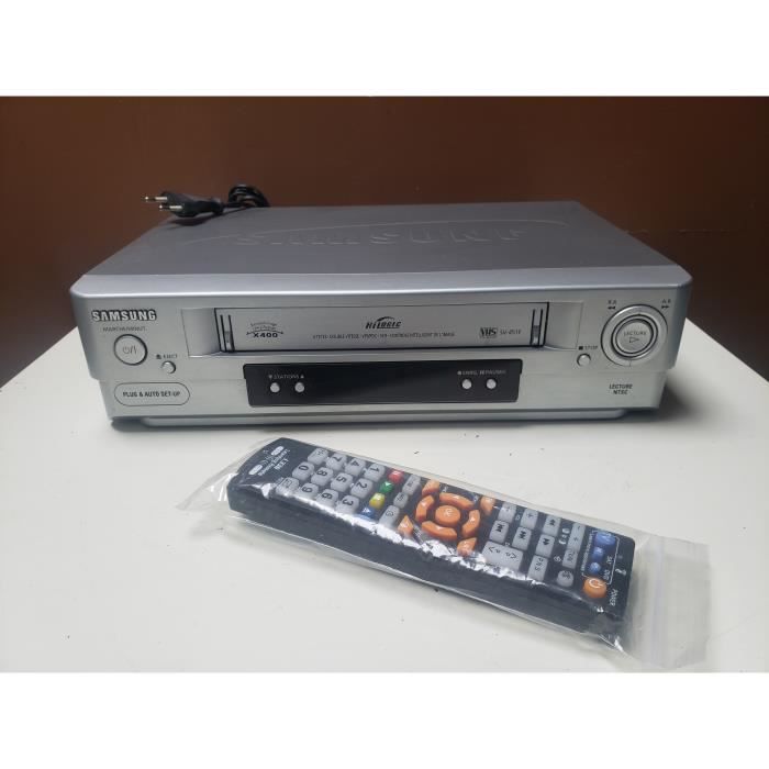 MAGNETOSCOPE SAMSUNG SV-451F LECTEUR ENREGISTREUR K7 CASSETTE VIDEO VHS + TEL