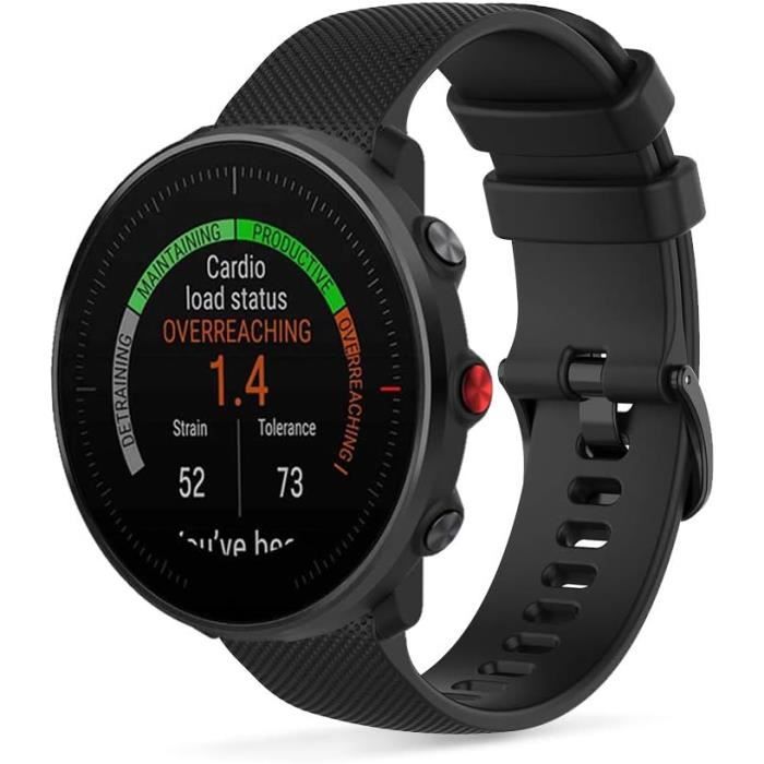 Bracelet De Remplacement En Silicone Noir Pour Montre Connectée Garmin Lily 2 - Neuf Avec étiquettes - Unisexe