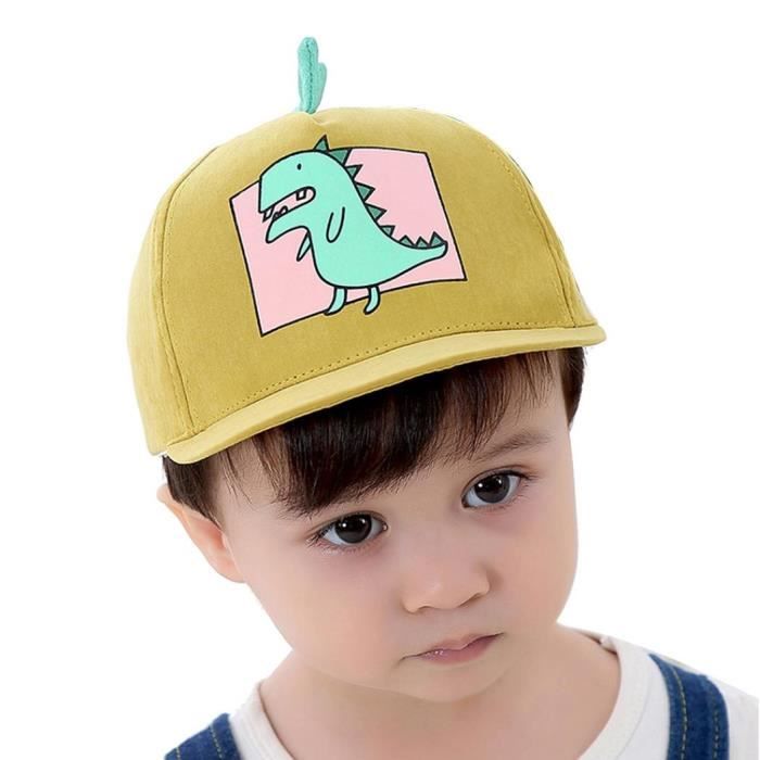 Enfants Garcon Fille En Plein Air Chapeau De Soleil Mignon Dessin Anime Dinosaure Casquette De Baseball Snapback Jaune Achat Vente Casquette 2009018405898 Soldes Sur Cdiscount Des Le 20 Janvier Cdiscount