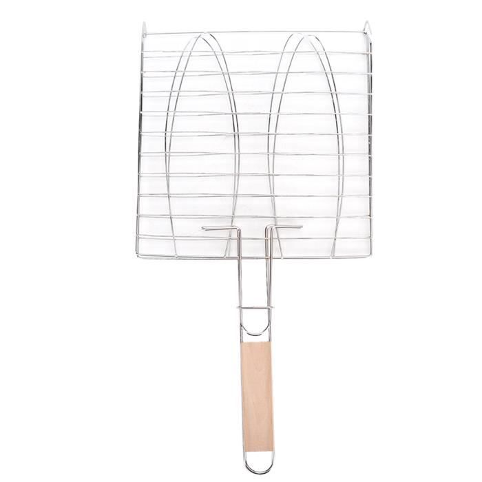 Panier De Barbecue Portable Pliable Pour Barbecue Avec Poignée Amovible
