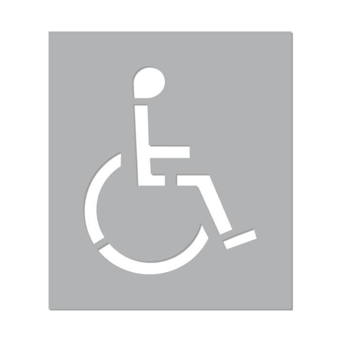 Pochoir Handicapé W0110700 x 800 mm 700 x 800 mm