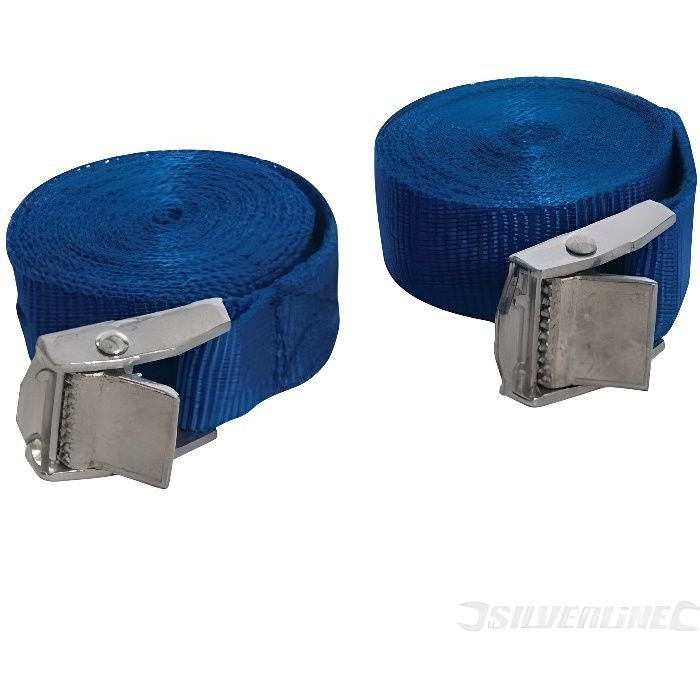 Silverline Sangles d'arrimage 2 5 x 25 mm - vue 2