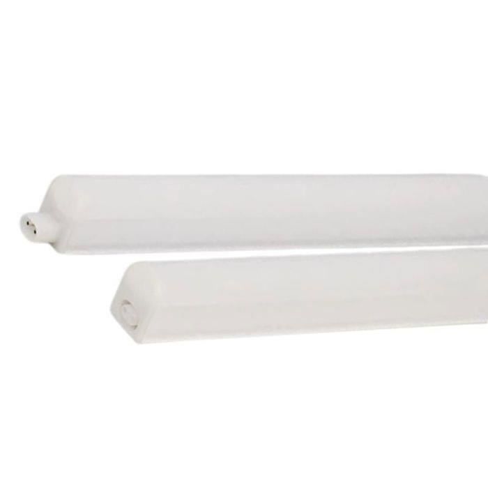 Tube Néon LED T5 30cm - 4W Avec Interrupteur - Blanc Froid 6000K-8000K - Silamp