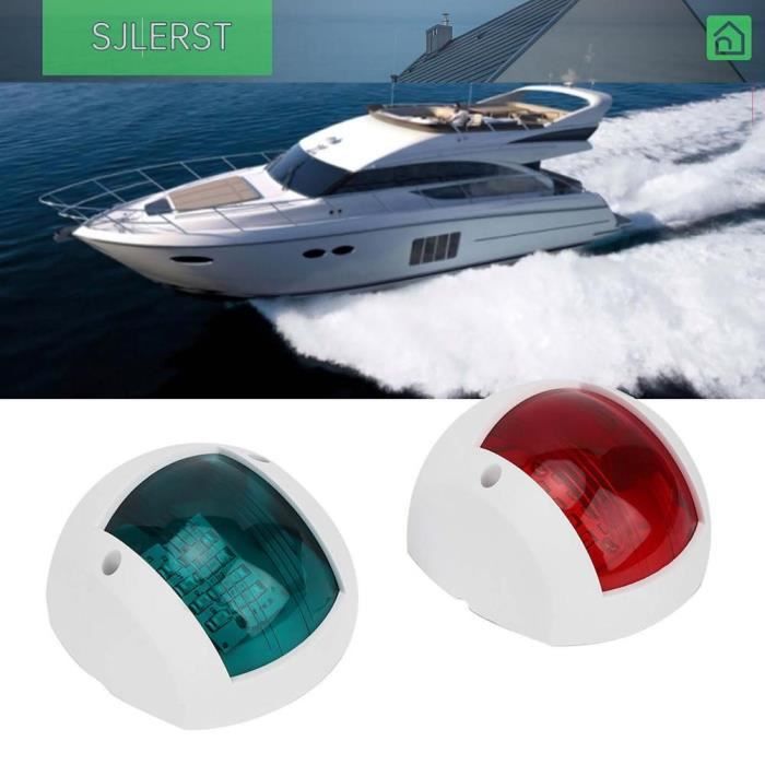VGEBY Feux De Navigation à LED 2pcs IP66 Marine Sailing