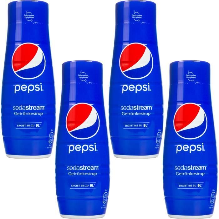 Kit sirop pour SodaStream Pepsi 440 ml 4 pièces Cdiscount Au quotidien